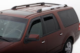 AVS 98-18 Lincoln Navigator Ventvisor In-Channel Front & Rear Window Deflectors 4pc - Smoke