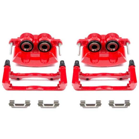 Power Stop 98-02 Chevrolet Camaro Front Red Calipers w/Brackets - Pair