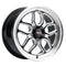 Weld Racing 17x5 Laguna Drag 5x114.3 ET -21 BS2.15 Gloss BLK MIL DIA 78.1