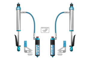 King Shocks 2022+ Toyota Tundra Rear 2.5 Dia Remote Reservoir Coilover & Adjuster (Pair)