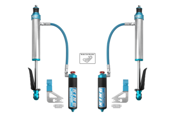 King Shocks 2022+ Toyota Tundra Rear 2.5 Dia Remote Reservoir Coilover & Adjuster (Pair)