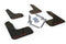 Rally Armor 17-19 Honda Civic Sport/Sport Touring Black UR Mud Flap w/Red Logo