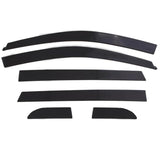 AVS 07-08 Honda Fit Ventvisor Low Profile Deflectors 6pc - Black