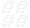 Cometic Nissan CA18 DET .030 inch DOHC Exhaust Gasket (4 pcs per Kit)