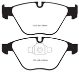 EBC 13+ BMW X1 2.0 Turbo (28i) Redstuff Front Brake Pads