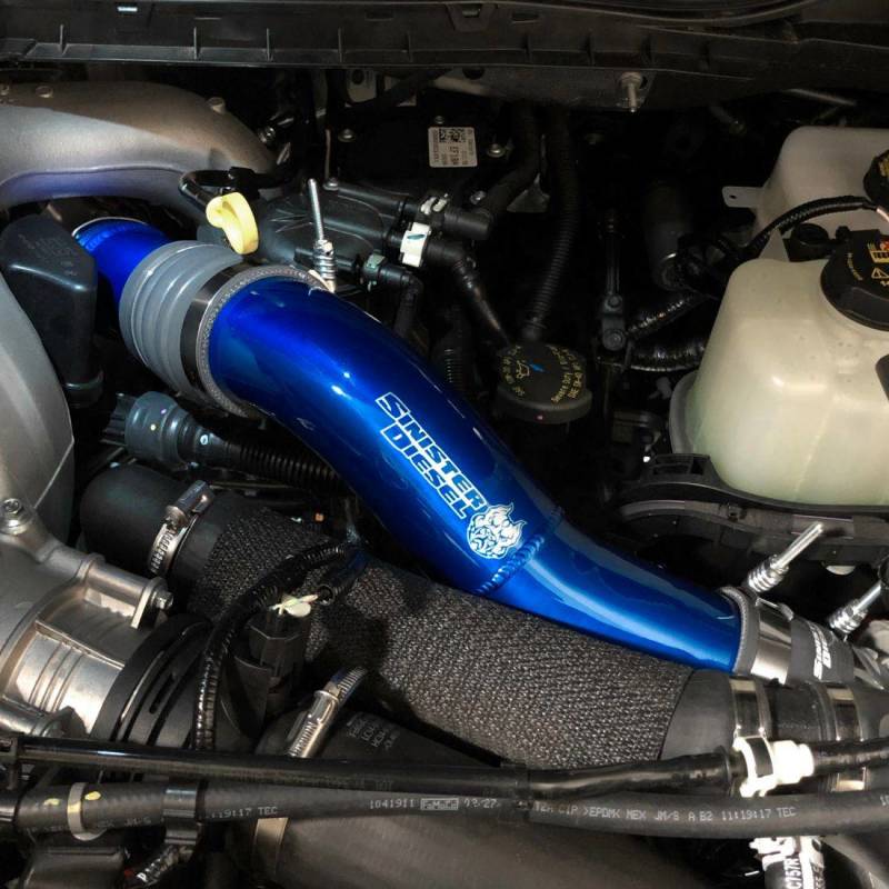 Sinister Diesel 2011+ Ford Powerstroke 6.7L Hot Side Charge Pipe ...
