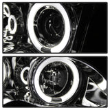 Spyder BMW E46 3-Series 02-05 4DR Projector Headlights 1PC LED Halo Chrm PRO-YD-BMWE4602-4D-AM-C
