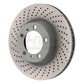 SHW 09-16 Porsche 911 Carrera w/o Ceramic Brake Left Front Drill-Dimp MB Brake Rotor (99735140101)