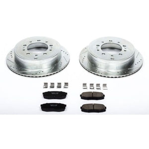 Power Stop 08-11 Lexus LX570 Rear Z23 Evolution Sport Brake Kit