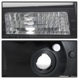 Spyder 99-04 Ford F250 Super Duty Projector Headlights - Light Bar - Black PRO-YD-FF25099V2-LB-BK