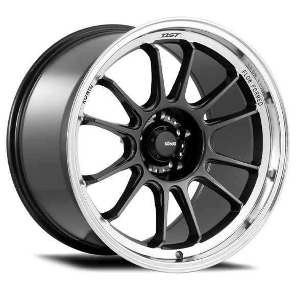 Konig Hypergram 18x8.5 5x112 ET43 Metallic Carbon w/ Machined Lip