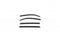 AVS 19-21 Toyota Tundra Crewmax Low Profile Color Match Ventvisors 4pc - Midnight Black Metallic