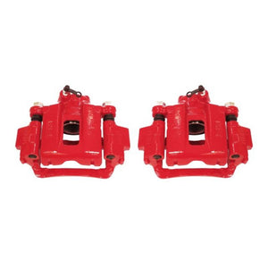 Power Stop 03-09 Toyota 4Runner Rear Red Calipers w/Brackets - Pair