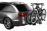 Thule EasyFold XT 2 - Fully Foldable Platform Hitch Bike Rack (Up to 2 Bikes) - Black/Silver