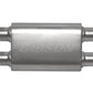 Gibson MWA Superflow Dual/Dual Oval Muffler - 4x9x14in/3in Inlet/3in Outlet - Stainless