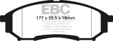 EBC 05-07 Ford F250 (inc Super Duty) 5.4 (2WD) Greenstuff Rear Brake Pads