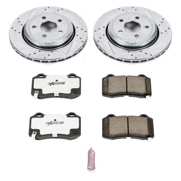 Power Stop 18-19 Dodge Durango Rear Z26 Street Warrior Brake Kit