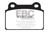 EBC 08-16 Mitsubishi Lancer Evo 10 2.0 Turbo (1 piece rotor) Ultimax2 Rear Brake Pads