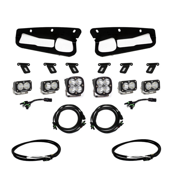 Baja Designs 2021+ Ford Bronco Fog Pocket Kit 21-Up Pro w/Upfitter