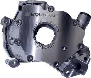 Boundary 99-15 Ford Modular Motor (All Types) V8 Oil Pump Assembly w/Billet Back Plate