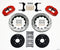 Wilwood Narrow Superlite 6R Front Hat Kit 14.00in Drill Red 1994-2004 Mustang