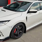 Rally Armor 17-22 Honda Civic Type R Red UR Mud Flap w/White Logo