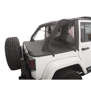 Rampage 2007-2018 Jeep Wrangler(JK) Unlimited 4-Door Trailview Tonneau Top - Black Diamond