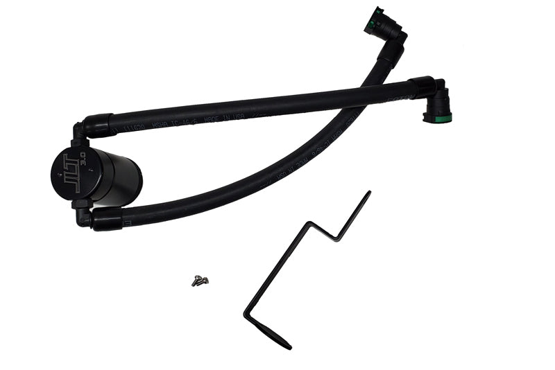 J&amp;L 2021-2024 Ford Bronco 1.5L EcoBoost Passenger Side Oil Separator 3.0 - Black Anodized
