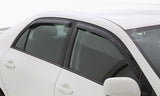 AVS 06-11 Honda Civic Ventvisor In-Channel Front & Rear Window Deflectors 4pc - Smoke