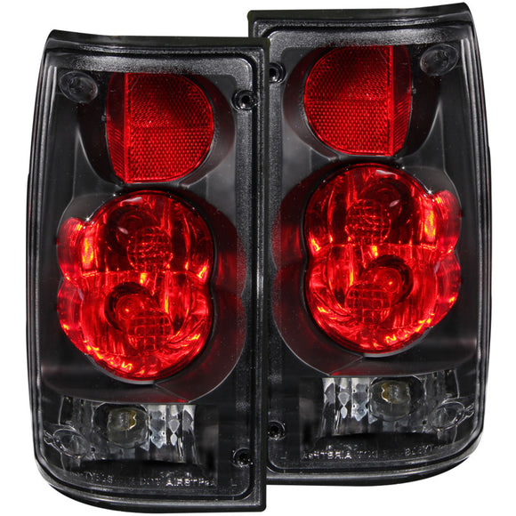 ANZO 1989-1995 Toyota Pickup Taillights Black