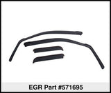 EGR 2019 Chevy 1500 Crew Cab In-Channel Window Visors - Matte