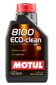 Motul 1L Synthetic Engine Oil 8100 Eco-Clean 0W20