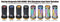 Project Kics 14X1.50 Neochrome R40 Iconix Lug Nuts (Black Cap) - 20 Pcs