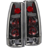 ANZO 1999-2000 Cadillac Escalade Taillights Black - New Gen