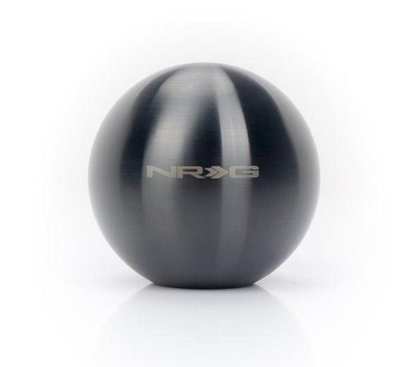 NRG Black Chrome Titanium Round Shifter Heavy Weight