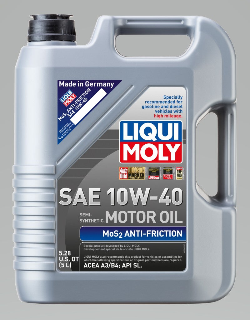 LIQUI MOLY 5L MoS2 Anti-Friction Motor Oil 10W40 – Medero Performance
