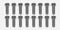 Wilwood Bolt Kit - Adapter/Rotor 5/16-18 x 1.00-BHCS Torx - 16 pack