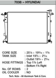 CSF 10-12 Hyundai Genesis 3.8L Radiator