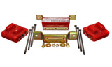 Energy Suspension 88-94 GM Blazer 4WD K Series Red Motor and Transmision Mounts; Zinc Finish