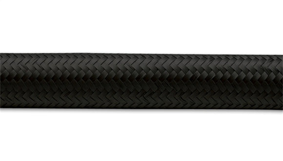 Vibrant -20 AN Black Nylon Braided Flex Hose (20 foot roll)