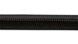 Vibrant -4 AN Black Nylon Braided Flex Hose (5 foot roll)