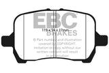 EBC 04-06 Chevrolet Cobalt 2.0 Supercharged Ultimax2 Front Brake Pads