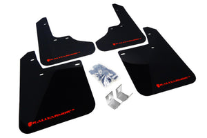 Rally Armor 93-01 Subaru Impreza RS Black UR Mud Flap w/ Red Logo