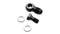 Vibrant -4AN Male Banjo Fitting 10mm x 1.25 Metric Aluminum + 2 Washers