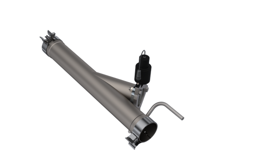 QTP 09-18 Ram 1500 3in 304SS Aggressor Cutout Mid Pipe