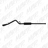 MBRP 09-14 Toyota Tacoma 4.0L EC/CC Cat-Back Single Exit AL - Black