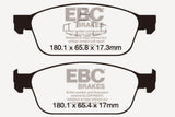 EBC 12+ Ford Focus 2.0 Turbo ST Yellowstuff Front Brake Pads