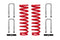 Eibach 19-21 Toyota Tundra PRO-Lift Kit Springs Front Springs & Rear 1in. Block