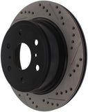 StopTech 05-10 GMC Sierra (w/ Rear Drum) / 07-09 GMC Yukon Rear Right Slotted & Drilled Rotor