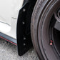 Rally Armor 17-22 Honda Civic Type R Red UR Mud Flap w/White Logo